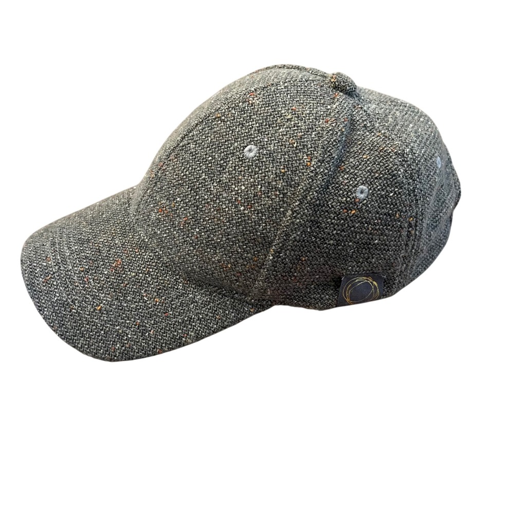 Pistil Designs Unisex Gray Tweed Wool Blend Baseball Cap Hat Adjustable